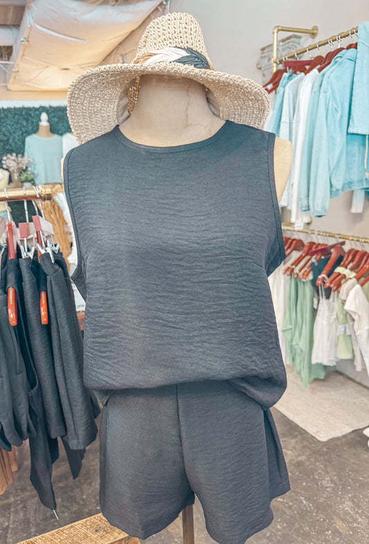 Resort Tank Set in Black