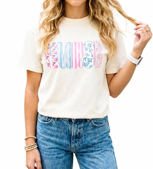 Comfort Colors Grandmillennial Nurse Tee