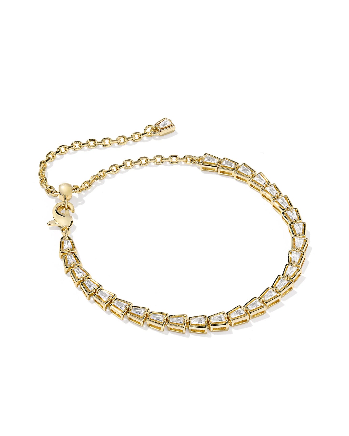 Kendra Scott Gold CZ Bella Tennis Bracelet