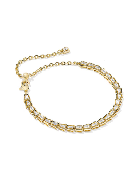 Kendra Scott Gold CZ Bella Tennis Bracelet