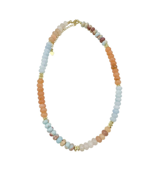 Kerry Necklace in Orange by Gemelli
