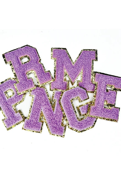 Pink Letter Patches