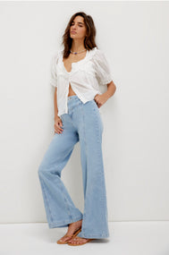 Free People Libre Wide Leg Jeans in Palermo