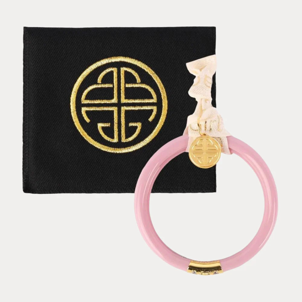 Budha Girl All Weather Bangles in Pink | Set of 3 | Medium