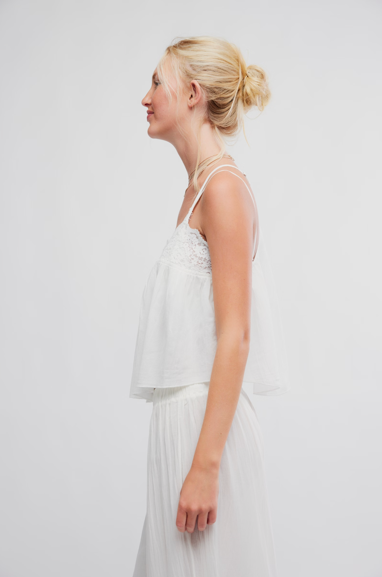 Free People Daylight Charm Cami in White