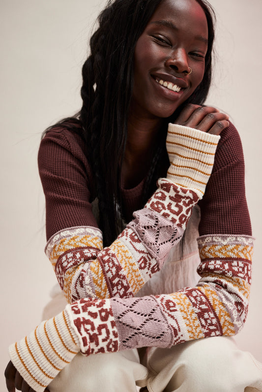 Free People All in Cuff in Chocolate Combo