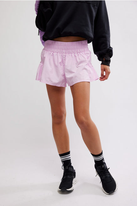 Free People Movement Shorts in Powder Pink
