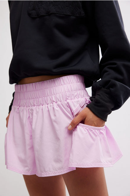 Free People Movement Shorts in Powder Pink