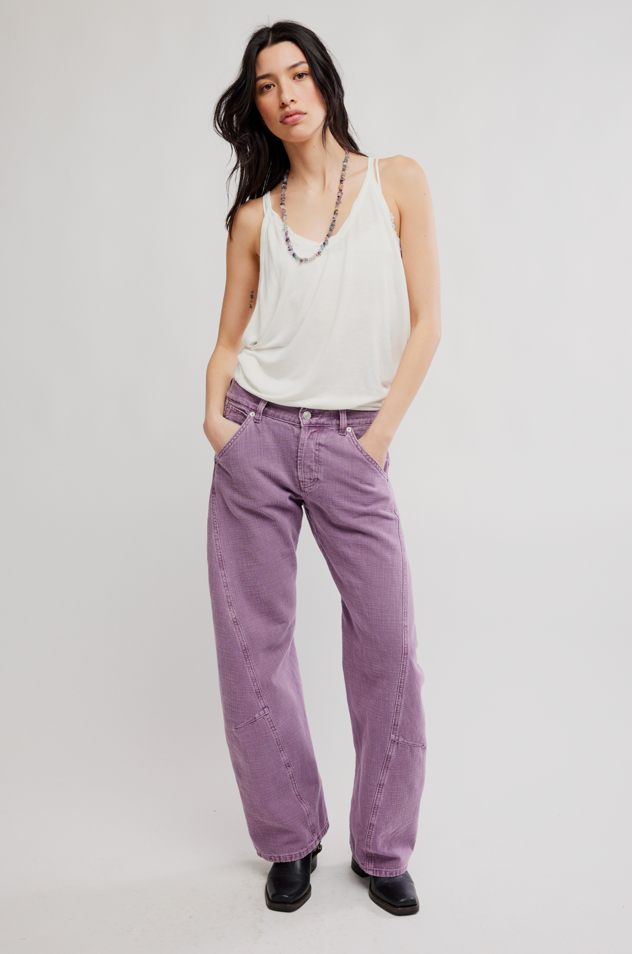 Free People Shoreside Tank in Clean Ivory