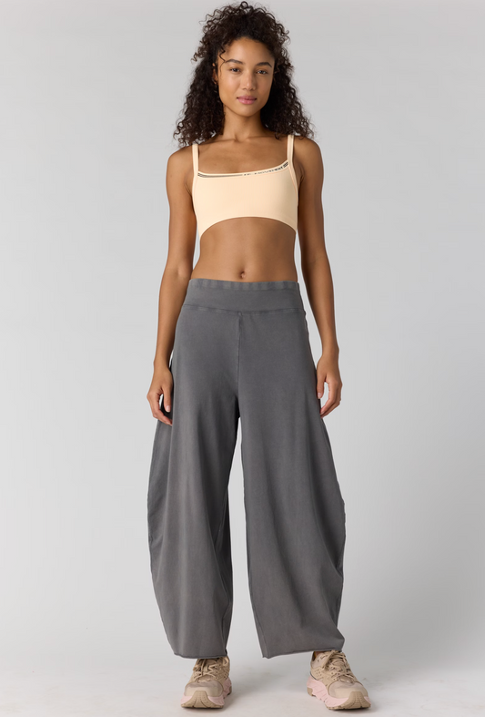 Free People Hot Shot Easy Pant in Vintage Black