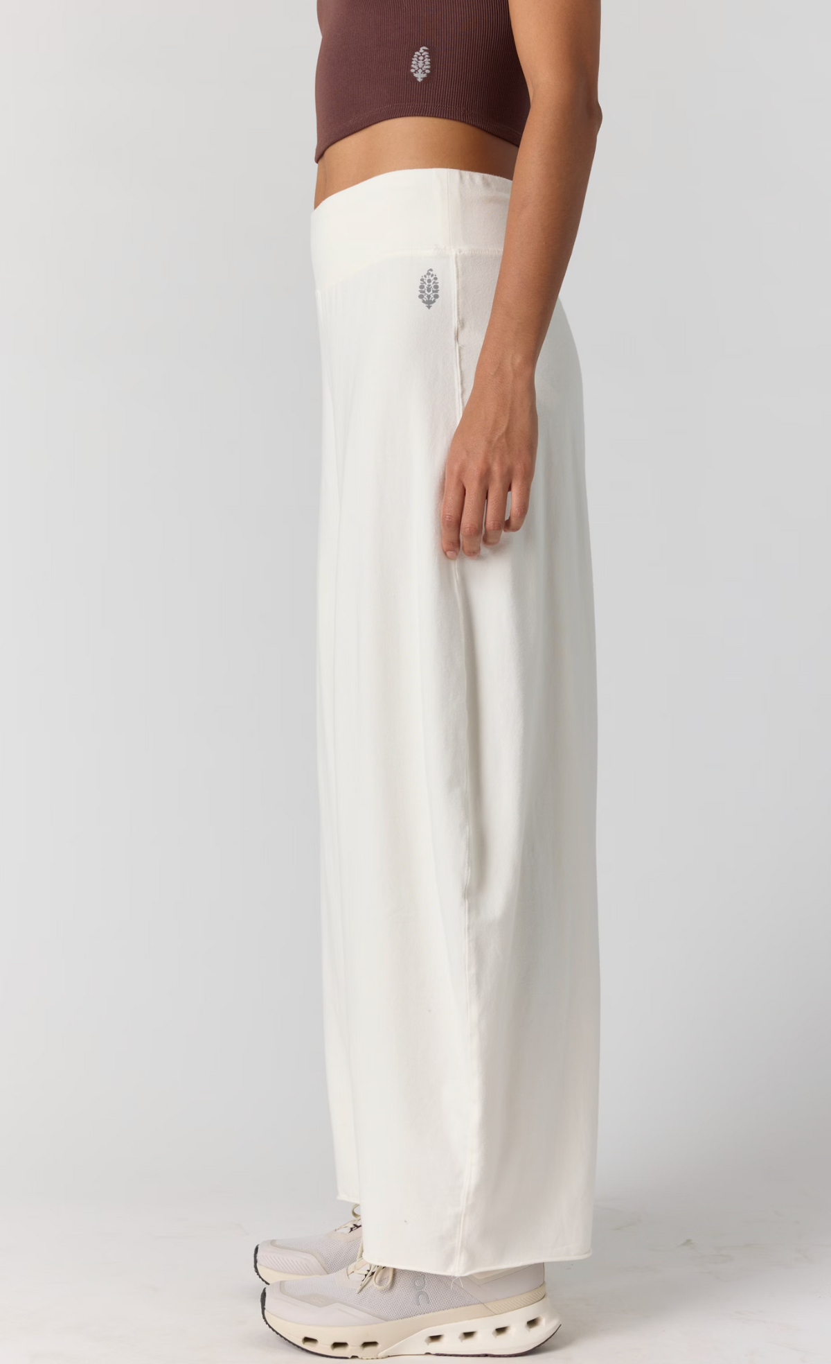 Free People Hot Shot Easy Pant in Ivory