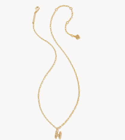 Kendra Scott Crystal Initial Pendant Necklace | Letter H