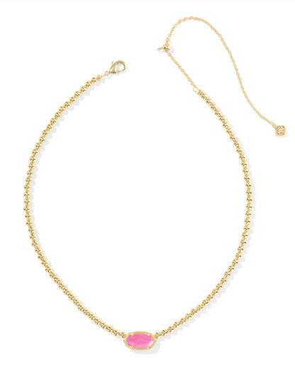 Kendra Scott Elisa Beaded Necklace in Gold Azalea Illusion