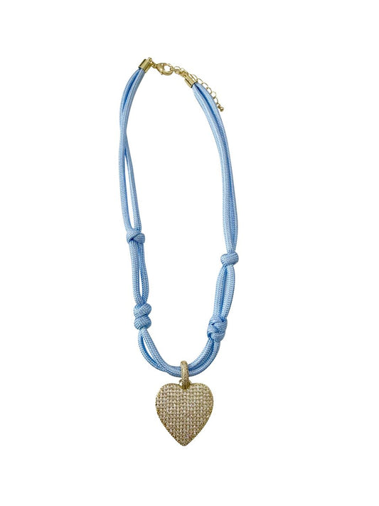 Tara Necklace in Blue by Gemelli