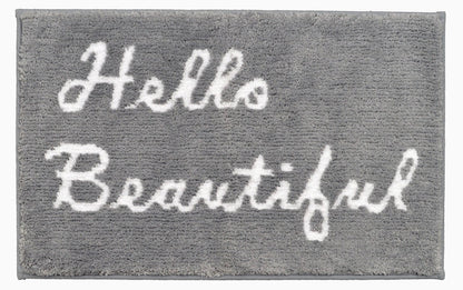 Hello Beautiful Bath Mat