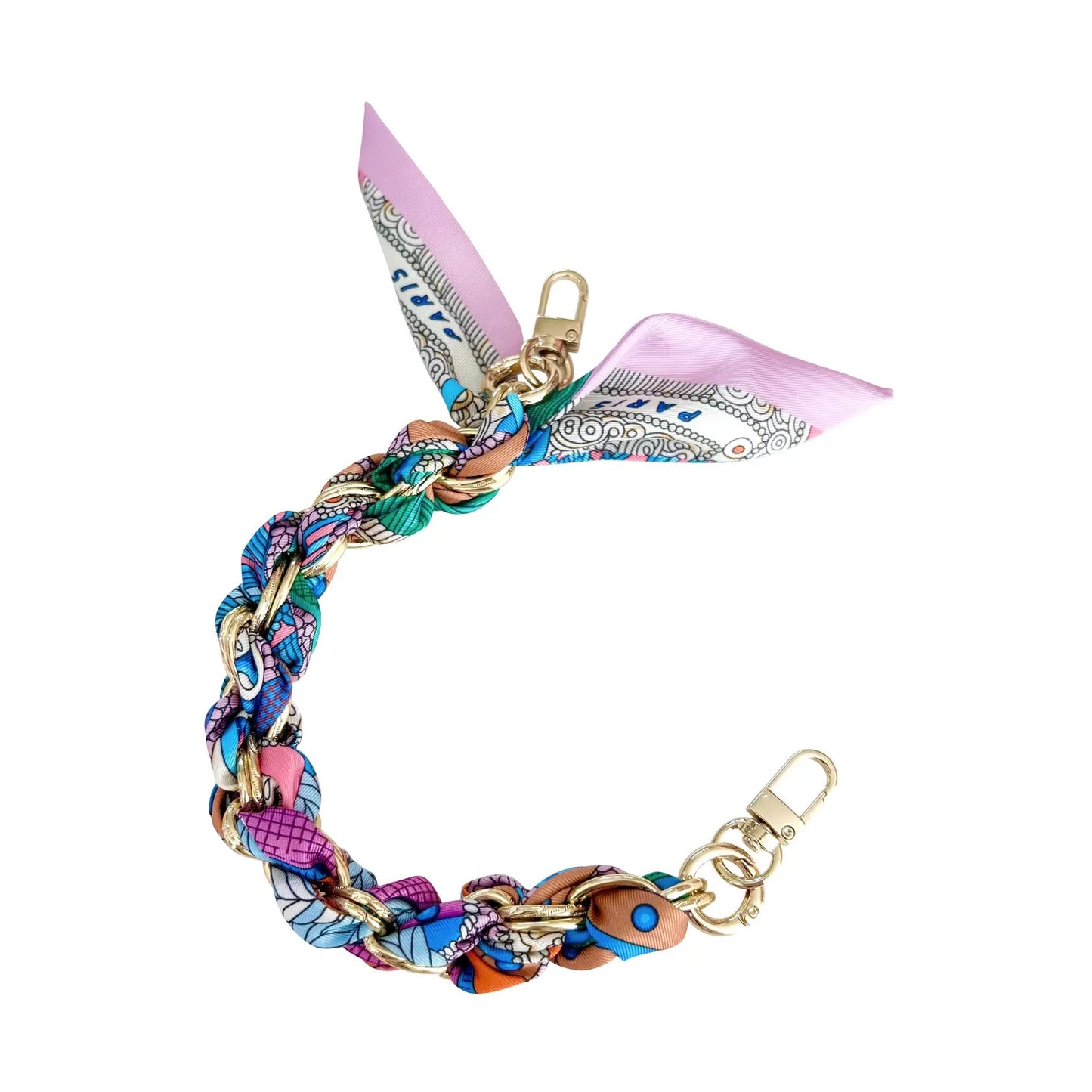 Short Phone Chain Scarf by Gemelli