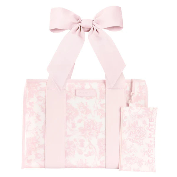 Casemate Ballet Pink Afternoon Rosé Bow Jelly Tote Bag
