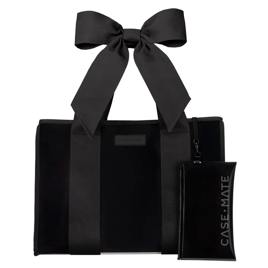 Casemate Midnight Black Bow Jelly Tote Bag