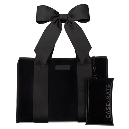 Casemate Midnight Black Bow Jelly Tote Bag