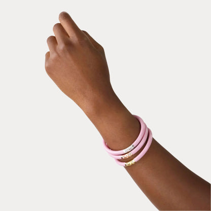 Budha Girl All Weather Bangles in Pink | Set of 3 | Medium