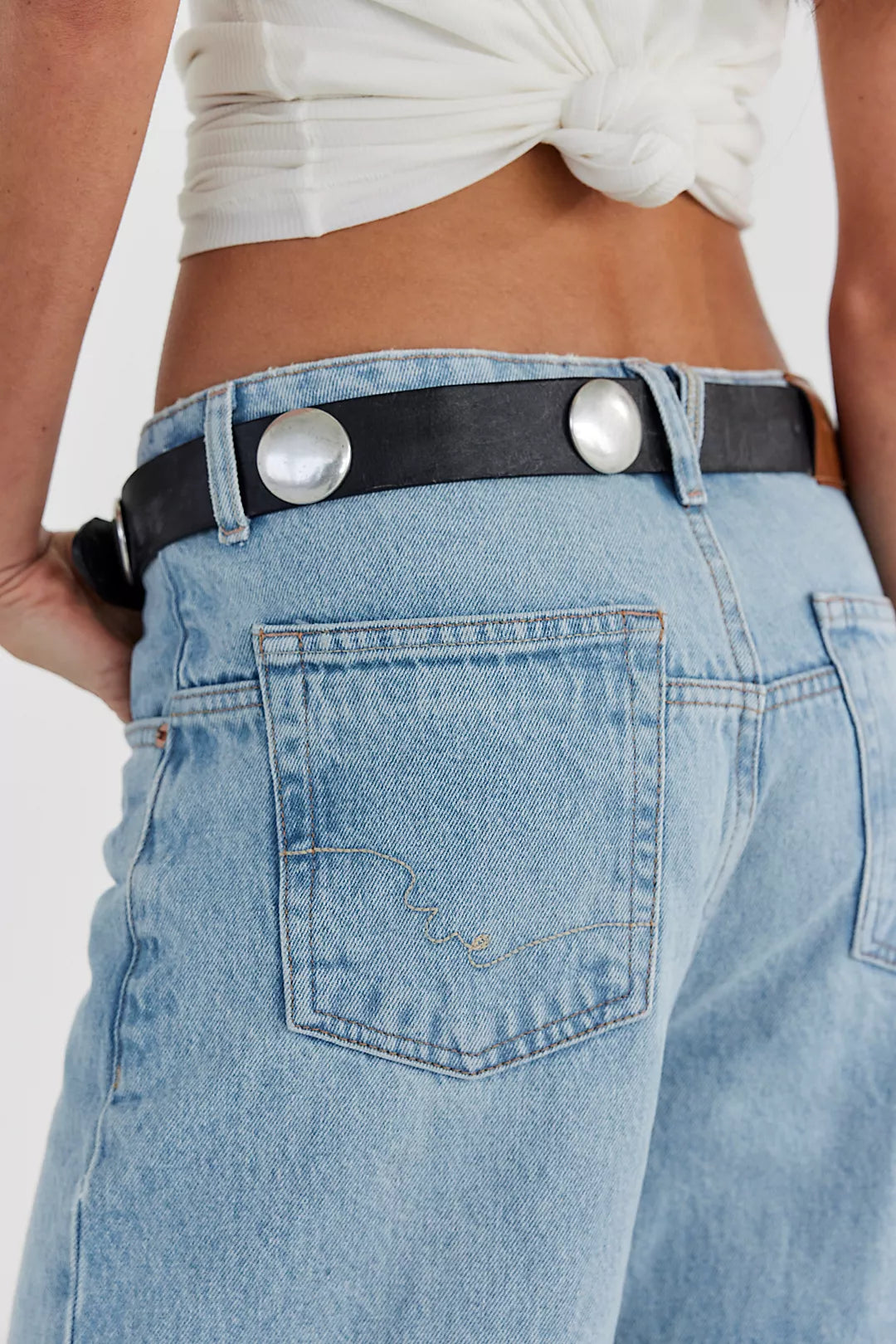 Free People Deep Trance Boyfriend Jeans in Sweet Dreams