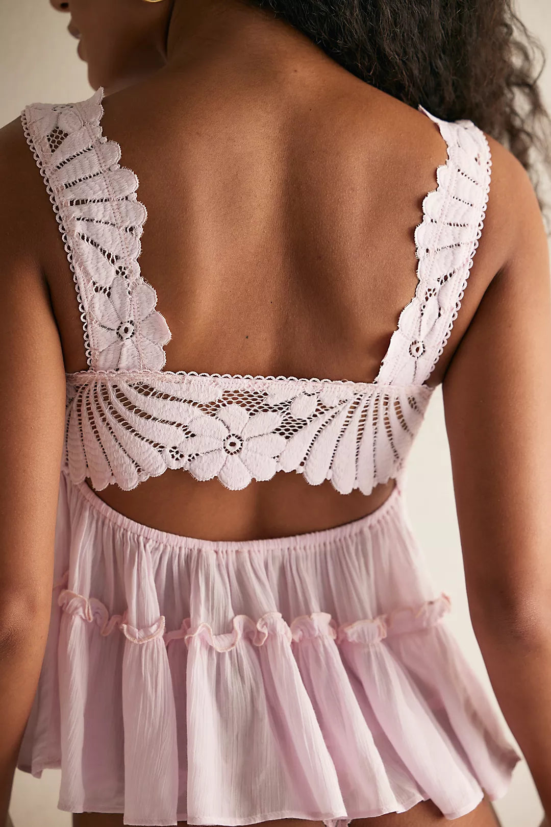Free People Petal Party Shapeless Cami in Pink Destiny