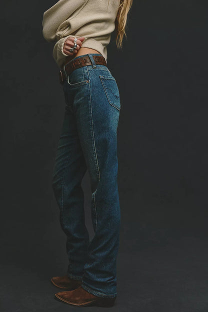 Free People Edie High Rise Tapered Jeans