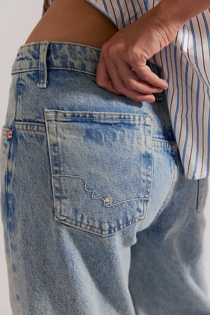 Free People Deep Trance Boyfriend Jeans in Sweet Dreams