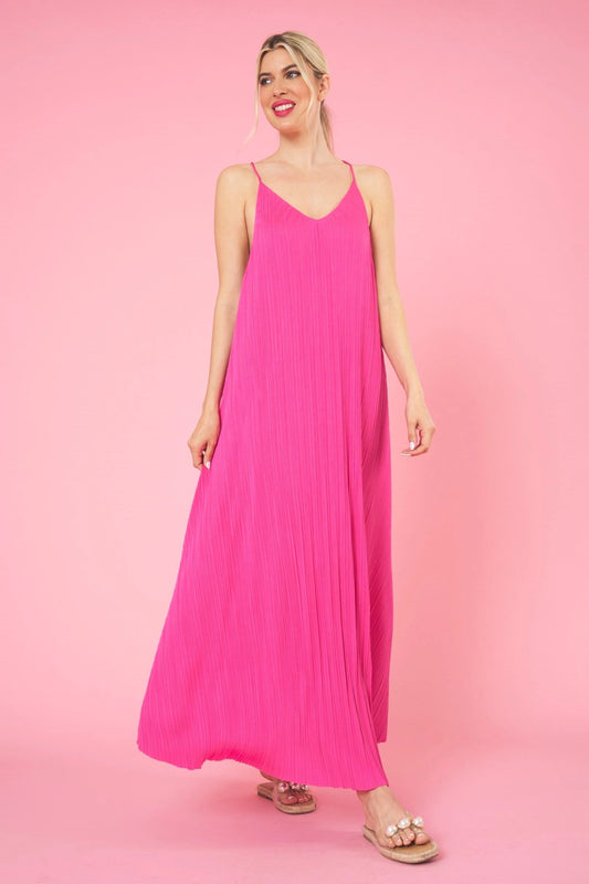 Hot Pink Maxi Dress
