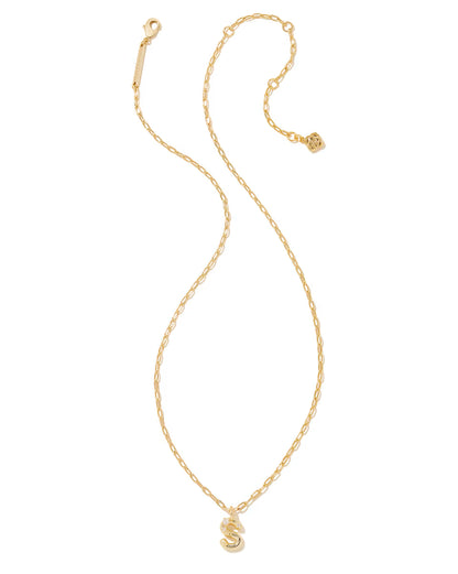 Kendra Scott Crystal Initial Pendant Necklace | Letter S