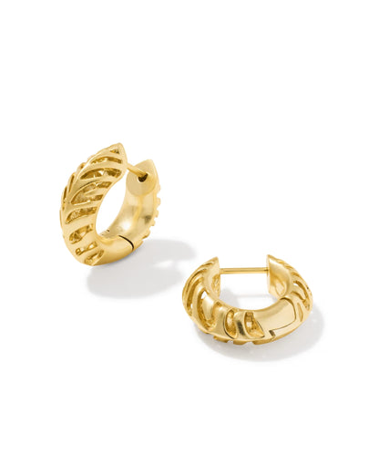 Kendra Scott Tiger Striped Mikki Huggies
