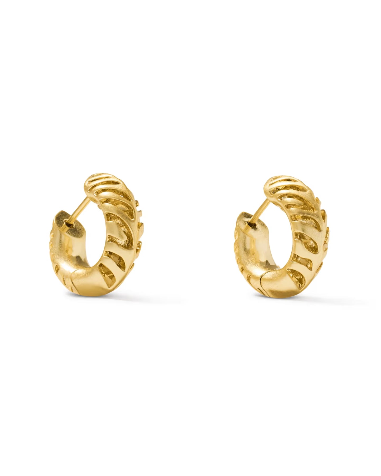 Kendra Scott Tiger Striped Mikki Huggies