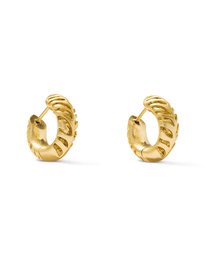 Kendra Scott Tiger Striped Mikki Huggies
