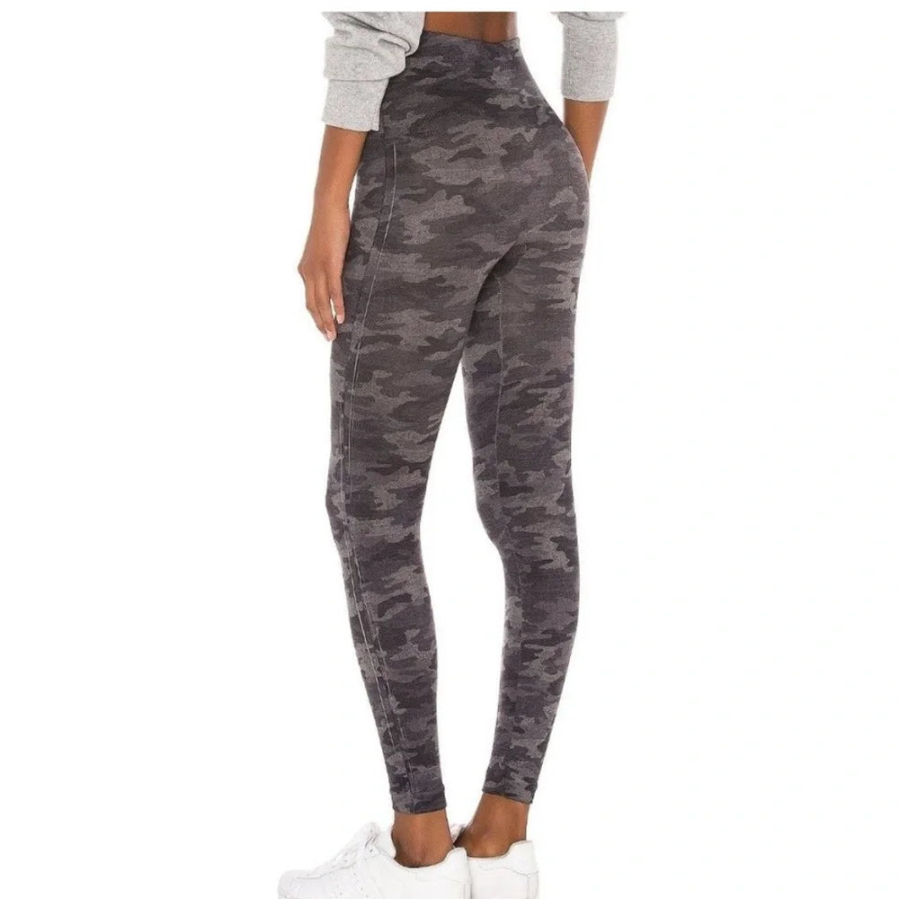 Spanx Look At Me Now Heather Camo Leggings