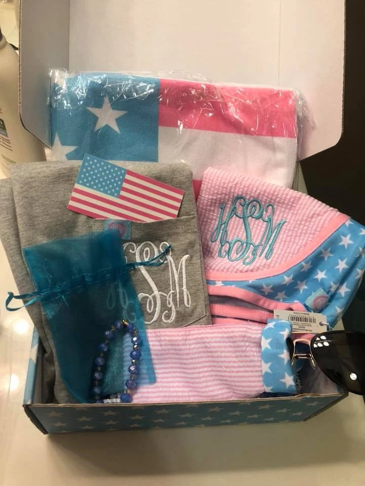 Monthly Monogram Boxes
