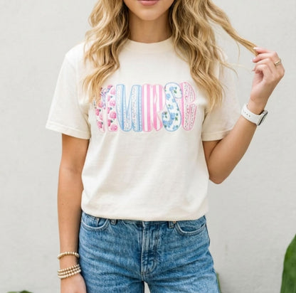 Comfort Colors Grandmillennial Nurse Tee