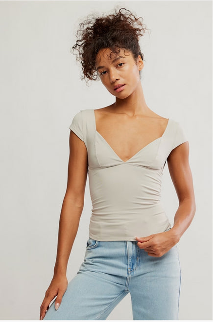 Duo Corset Cami in Pumice Stone
