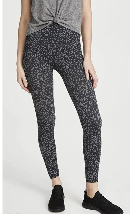 Spanx Look At Me Now Indigo Leopard Leggings