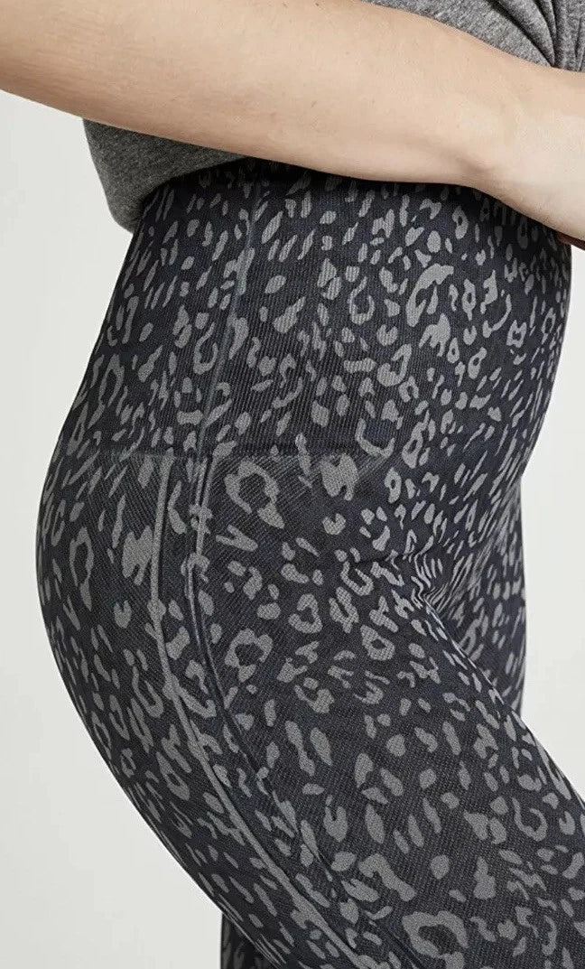 Spanx Look At Me Now Indigo Leopard Leggings