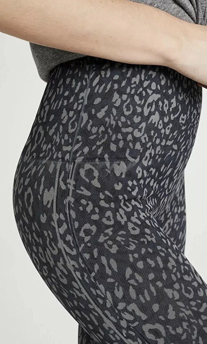 Spanx Look At Me Now Indigo Leopard Leggings
