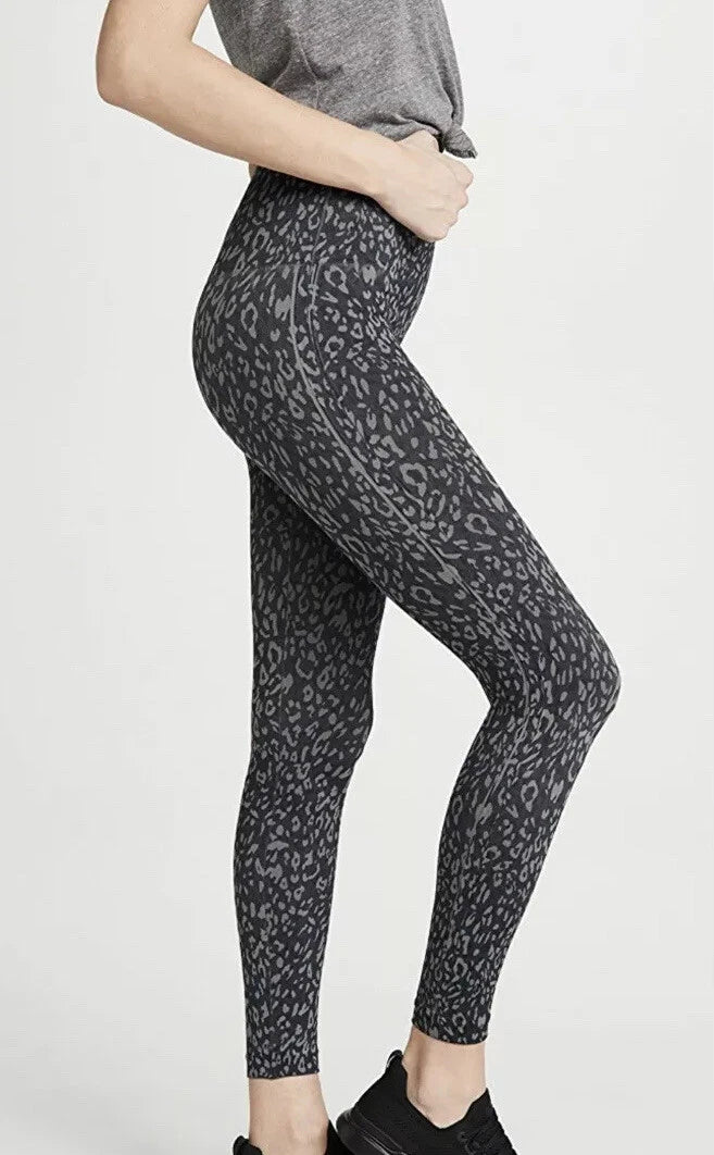 Spanx Look At Me Now Indigo Leopard Leggings