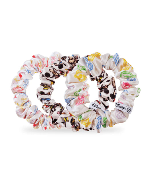 Teleties | Mickey and Friends Small Silk Scrunchies