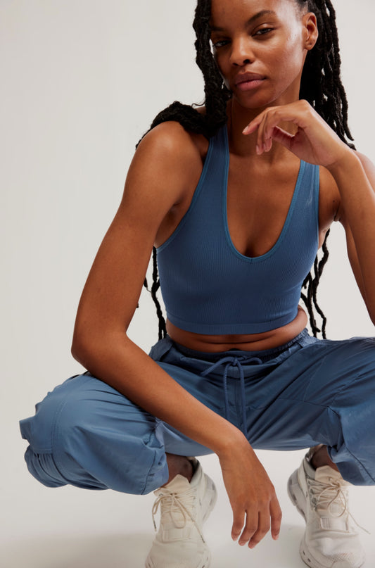 Free People Free Throw Crop in Skyline