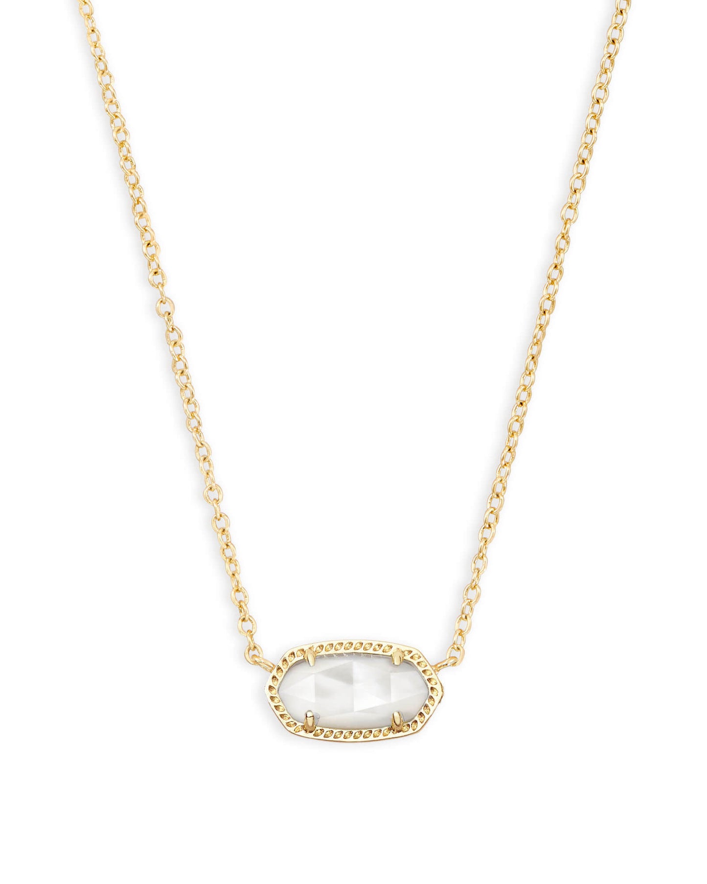 Kendra Scott Elisa Short Pendant Necklace in MOP