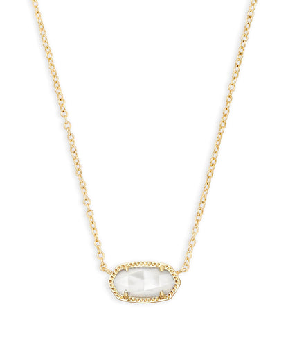 Kendra Scott Elisa Short Pendant Necklace in MOP