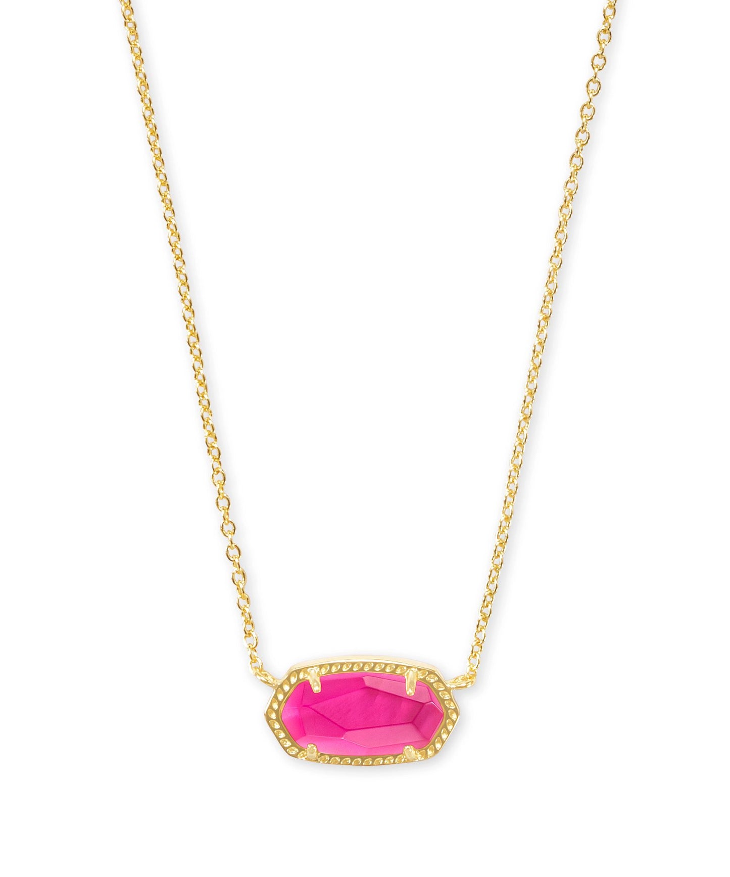 Kendra Scott Elisa Short Pendant Necklace in Azalea Illusion