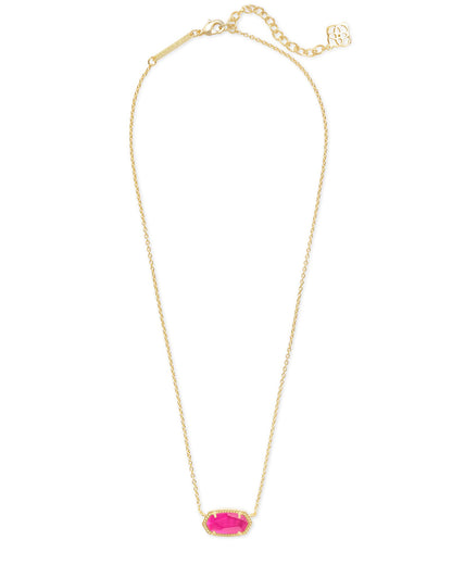 Kendra Scott Elisa Short Pendant Necklace in Azalea Illusion