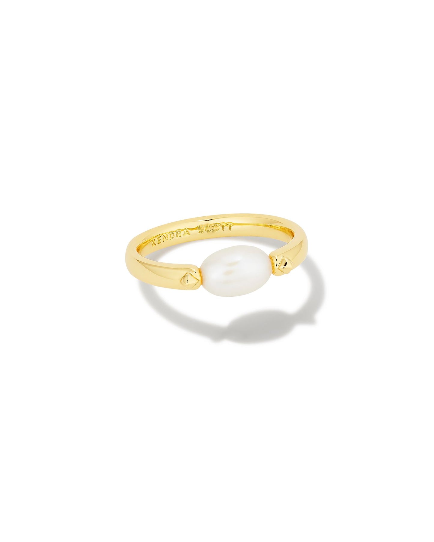 Kendra Scott Leighton Pearl Band Ring | Size 7