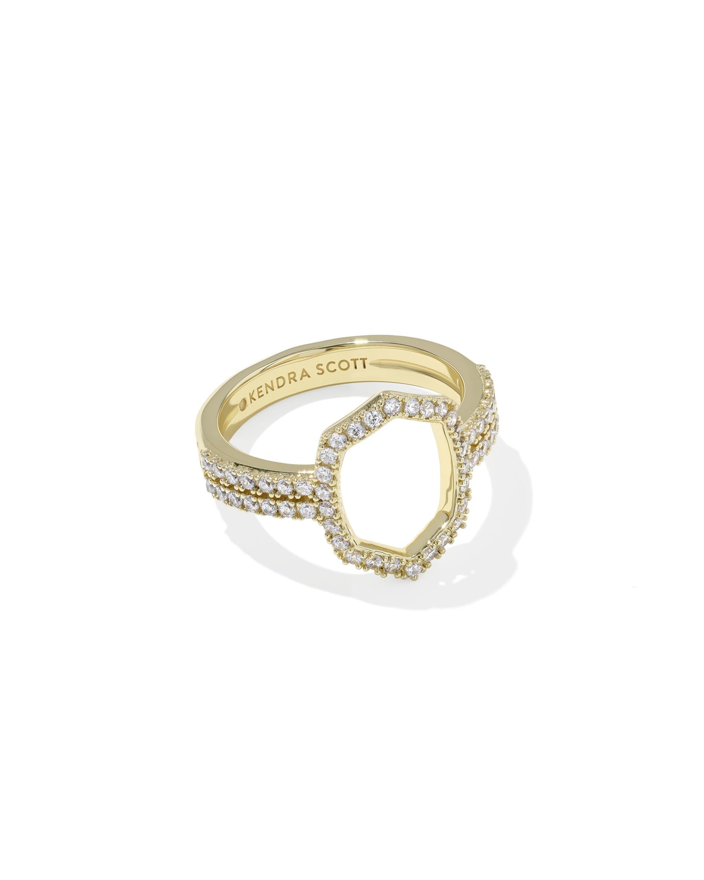 Kendra Scott Daphne Pave Cocktail Ring | Size 5