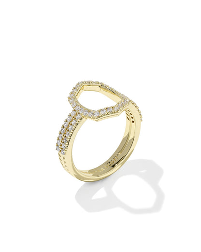 Kendra Scott Daphne Pave Cocktail Ring | Size 5